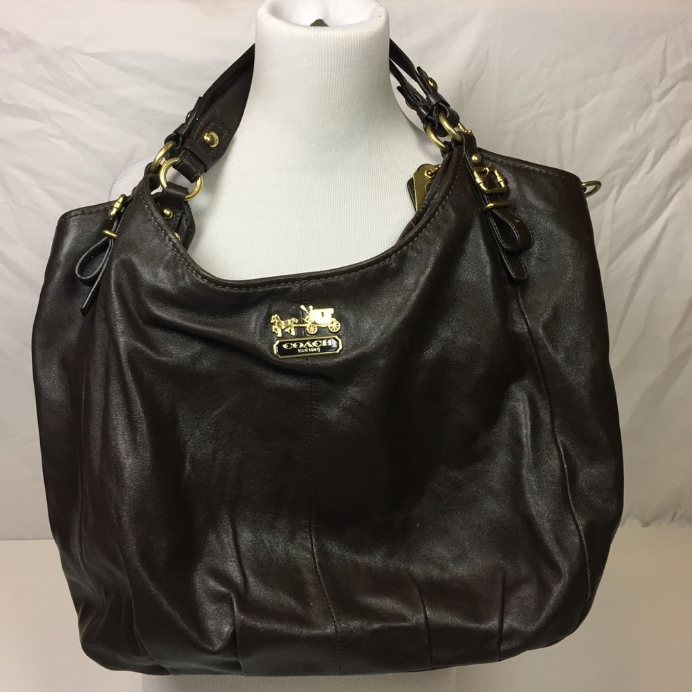 Leather Coach Madison Bag